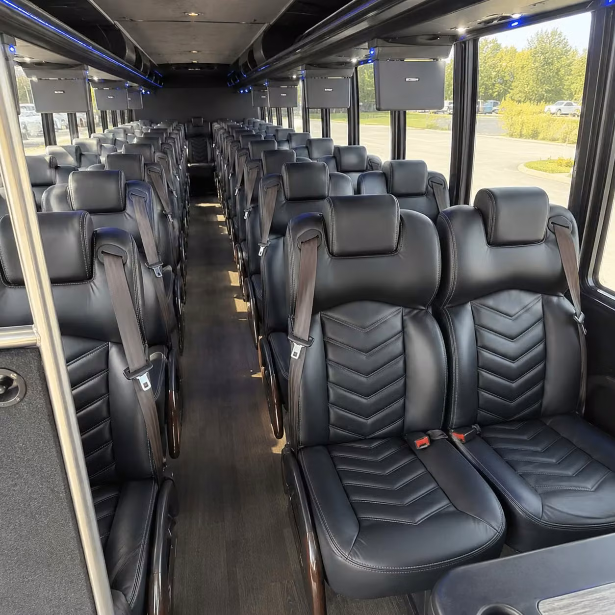 25 passenger minibus inside