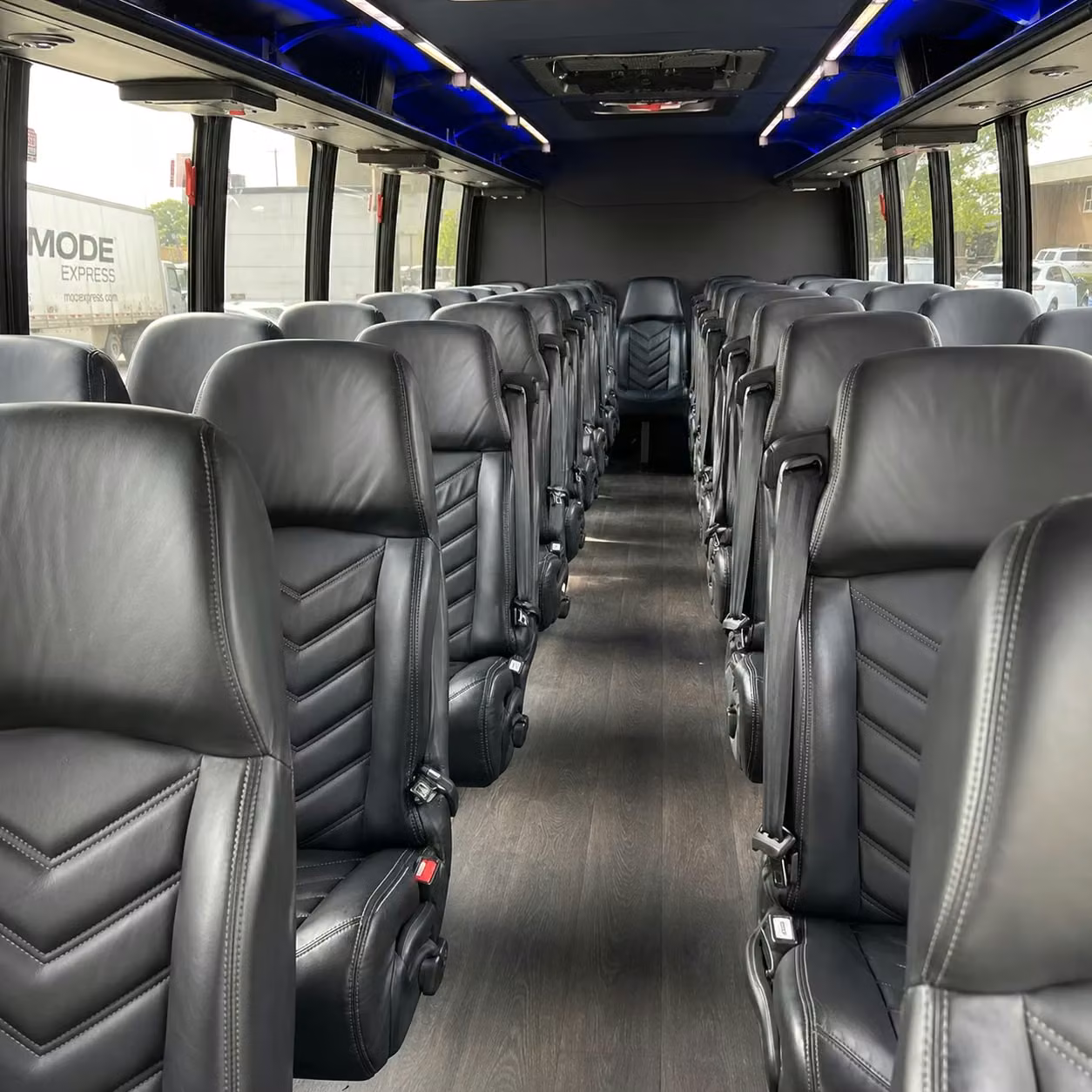 35 passenger minibus inside