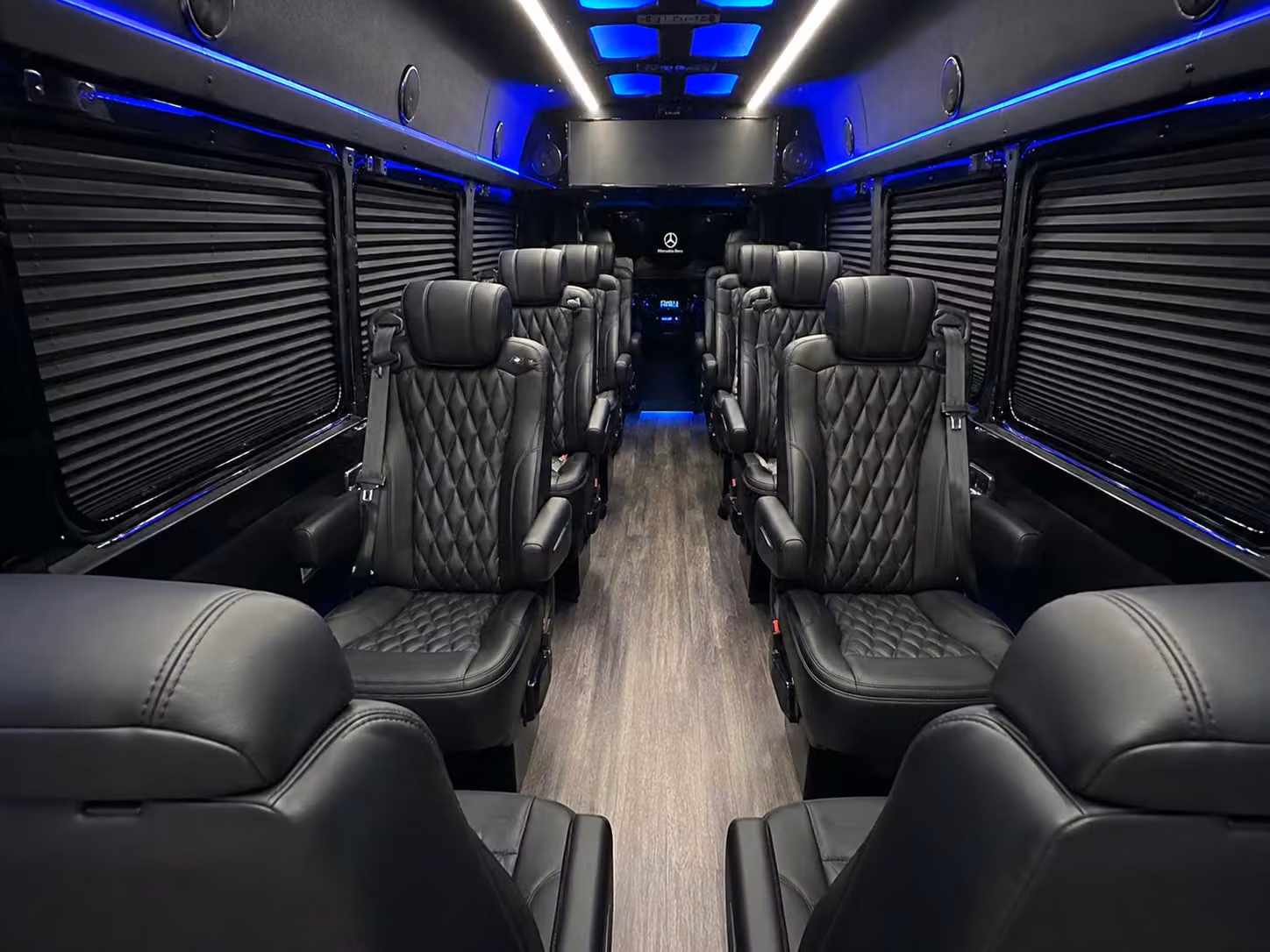 sprinter van with driver interior