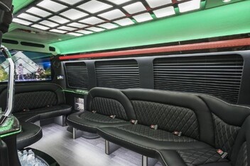 Sunnyvale Sprinter Party Bus Interior